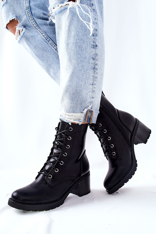 Uzlové lodičky Heated Černe Nerynis