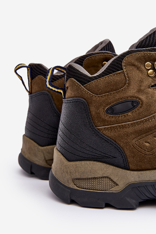 turistické boty Mužské tmavě zelené Fontanoe