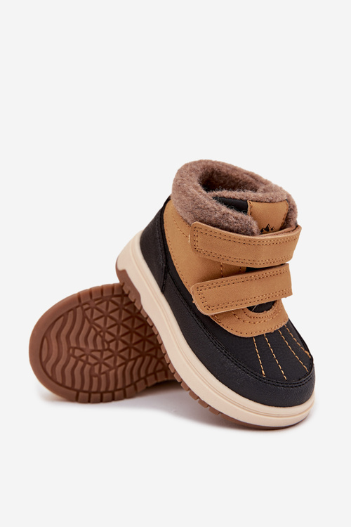 Dětské zimní boty sněhule na suchý zip Camel Darlene