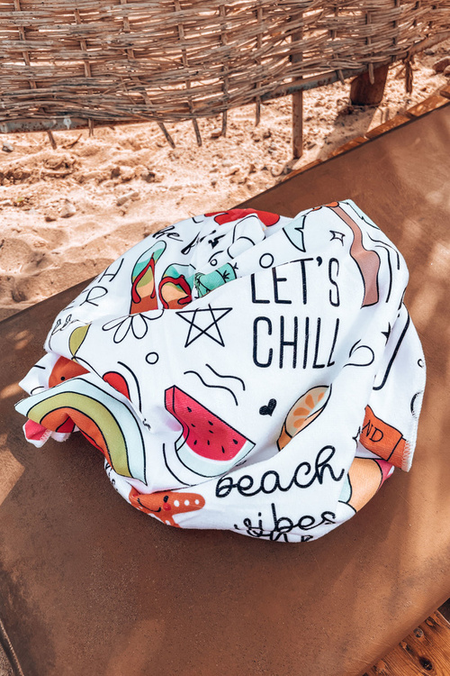 Batoh Bag Towel 3v1 Barevný tisk Bílá