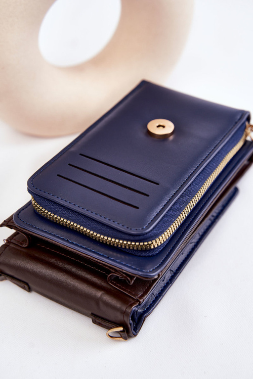 Módna peňaženka 2in1 s Navy Blue Savano