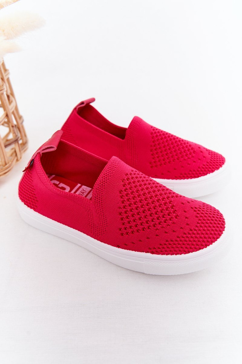 Dětské Nazouvací Tenisky Slip-On Big Star HH374102 Fuchsie