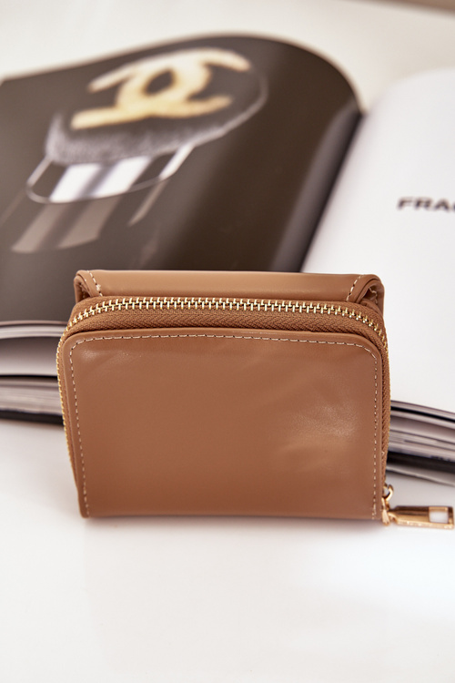 Dámská Peněženka Z Eko Kůže Tmavě Béžová Congaia