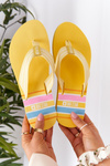 Dámska flip -flops veľká hviezda HH274A055 žltá