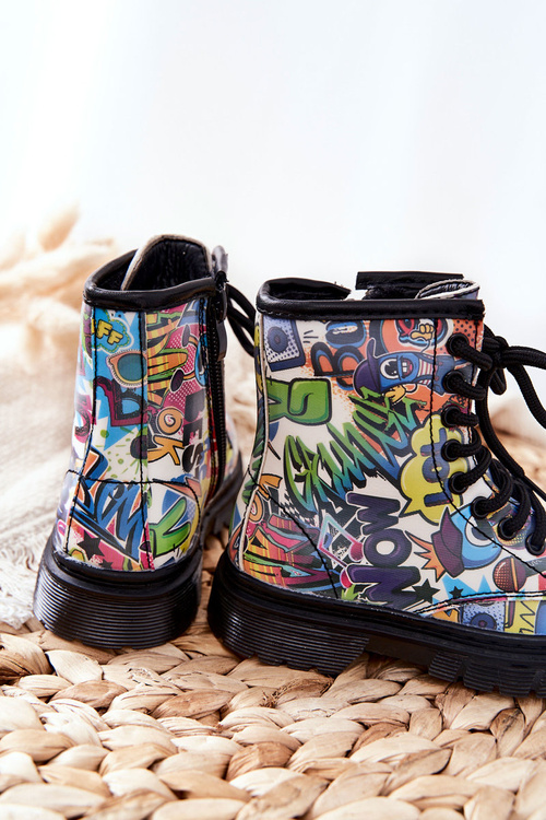 Dětské Boty zateplené Se Zipem barevné Tiptop