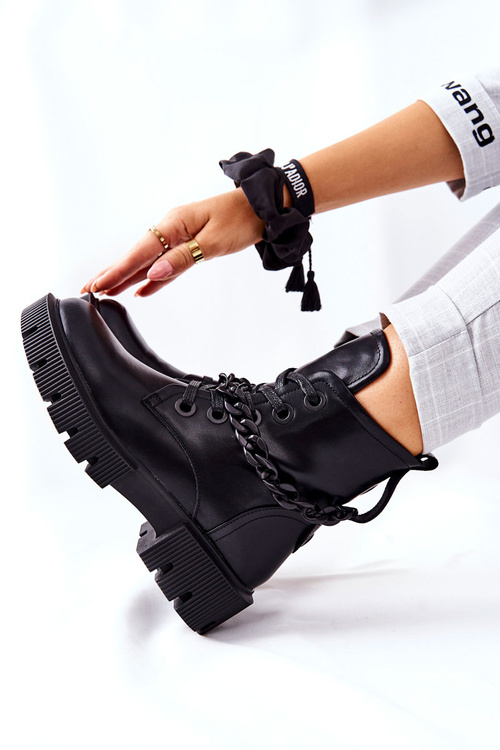 Kotníkové Boty černé Izzy