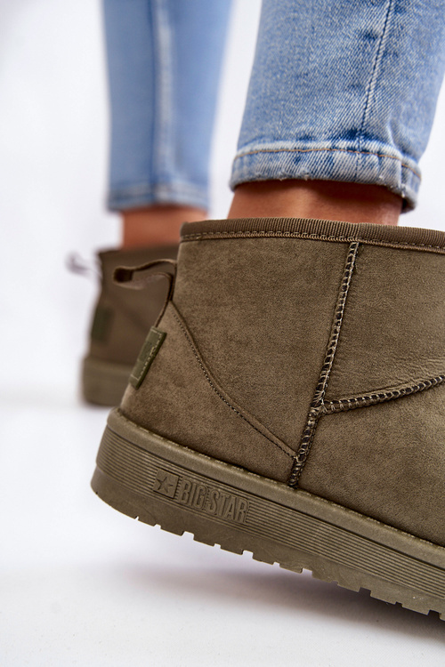 Dámské teplé sněhule Big Star KK274292 Khaki