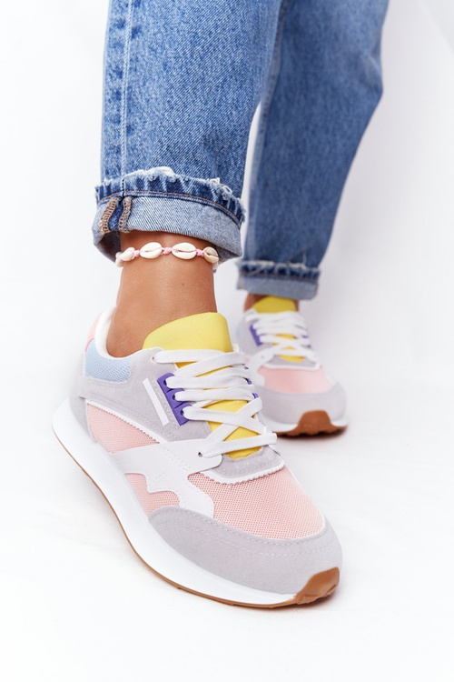 Dámská Sportovní Obuv Sneakersy Růžové-šedé After Hours