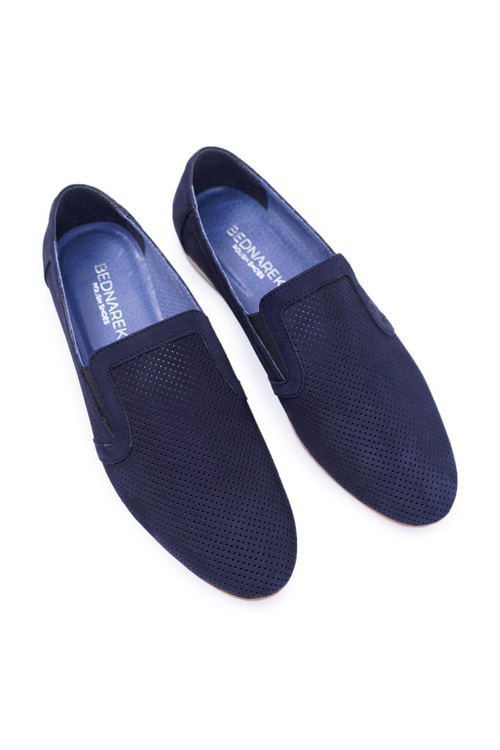 Tmavě Modré Pánské Mokasíny Bednarek Munero