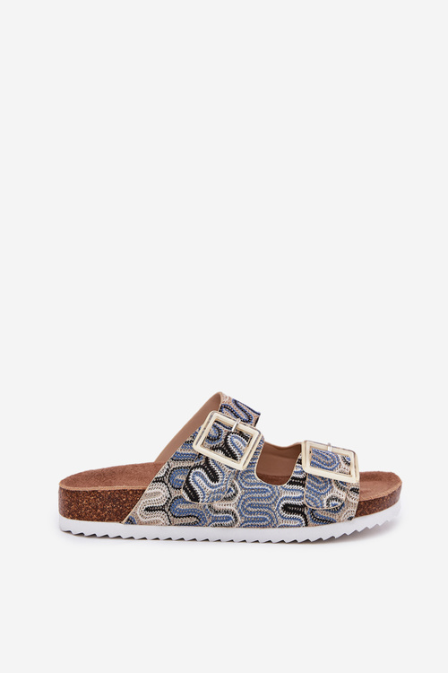 Dámske Sandále S Prackami A Leskom Béžové S.Barski RB51-006