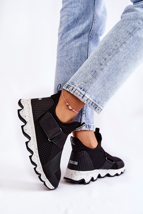 Dámske tenisky veľká hviezda KK274547 čierna