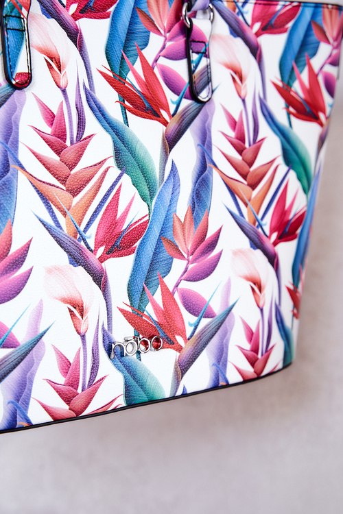 Klasický Big Bag NOBO M1330-CM00 Multi-White