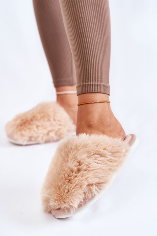 Ženské kožušinové béžové béžové sheryl