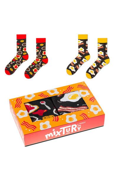 Sada ponožek Zooxy mixTURY Snídaně 2 Pairs