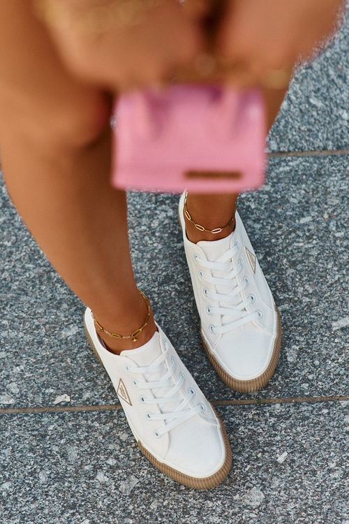 Nízké dámské tenisky bílé Enalae