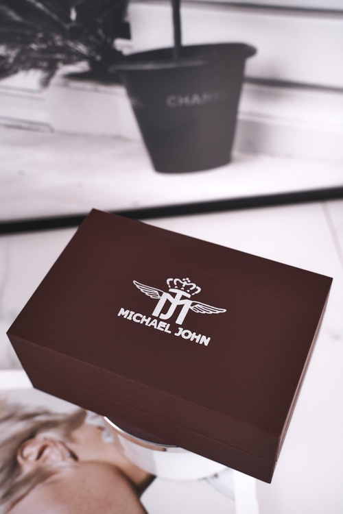 Dámske hodinky a dva náramky Michael John Srebry