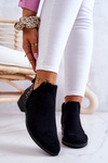 Suede Snake Boots Pattern Black Stephanie