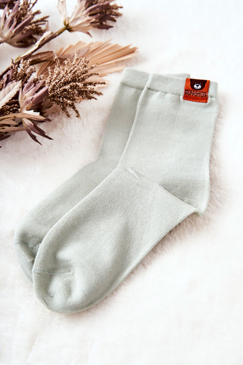 Dětské ponožky s medvídkem Zelené