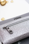 Štýlová dámska strieborná šedá nobo peňaženka