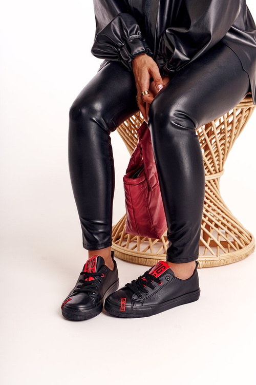 Dámske kožené tenisky Big Star EE274303 čierna