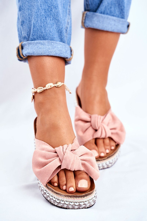 Dámske vysoké ružové mortigo