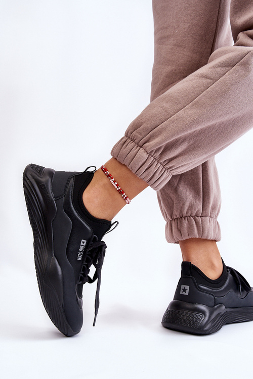 Dámské tenisky Memory Foam System Big Star LL274419 Černe