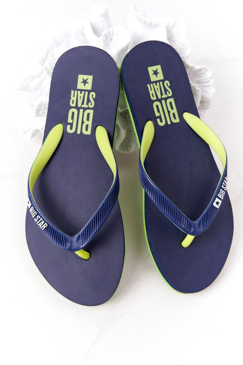 Dámske flip -flops veľká hviezda ff274a312 Navy modrá