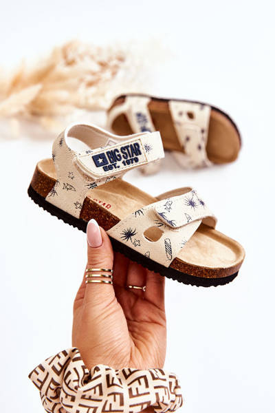 Detské sandále Veľká hviezda JJ374379 biela