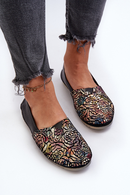 Dámske Kožené Baletky Maciejka 1930B Čierne