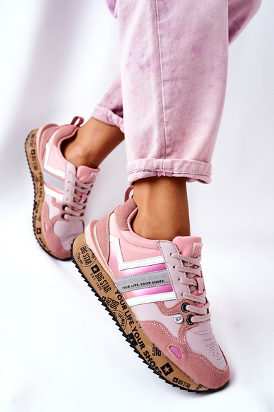Dámska športová topánka veľká hviezda II274298 Pink