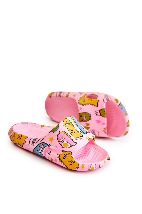 Ľahké detské flip -flops ružové Astro