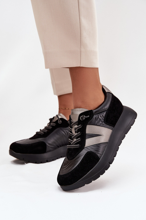 Dámské tenisky na platformě Vinceza 58561 Černé