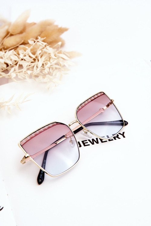 Velké sluneční brýle Prius V303 Gradient oranžovo-modre