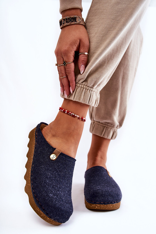 Domácí pantofle Profylaktické pantofle Inblu DK-08-041 Námořnická modrá