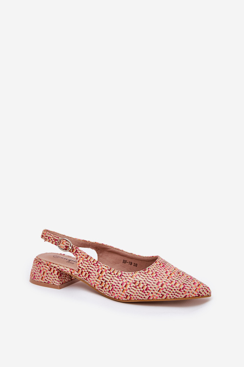 Pletené Dámske Sandále Na Jemnom Opätku Viacfarebné Jorela