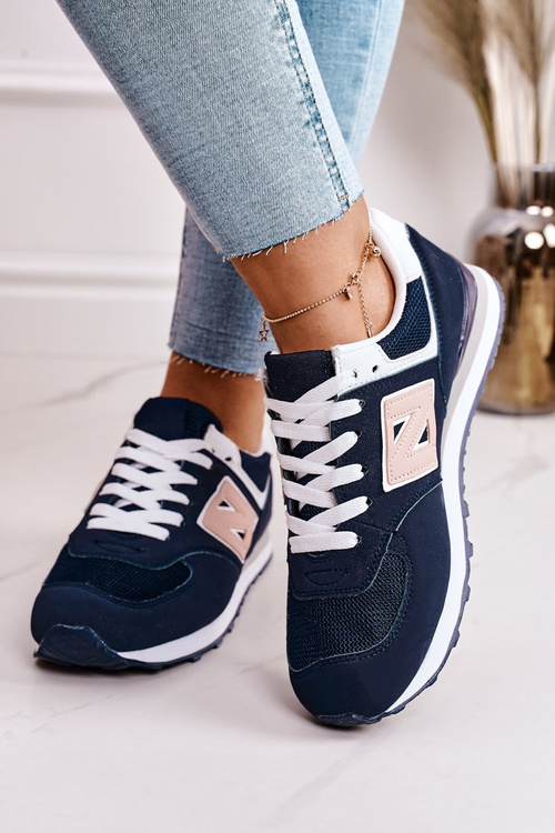 Dámske športové topánky tenisky modro-ružové na poslednú chvíľu