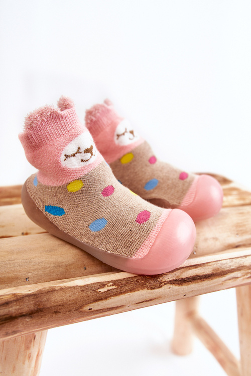 Detský papcie befado 002p019 béžová ruka