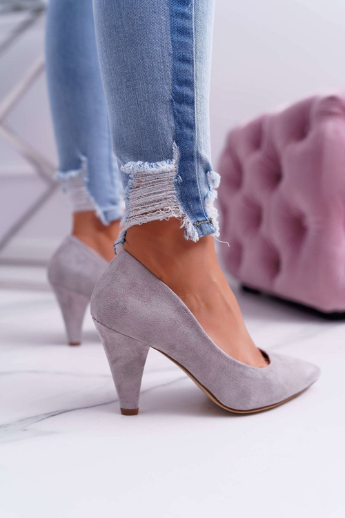 Dámské Lodičky Sergio Leone PB139 Šedé Felice