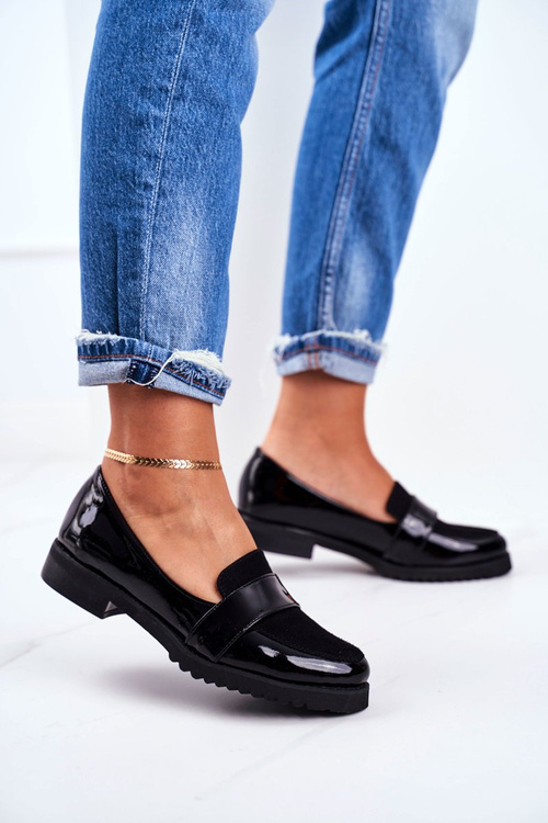 Dámska Lordy Loads Line -Kancelálna koža čierna Nicole 2589