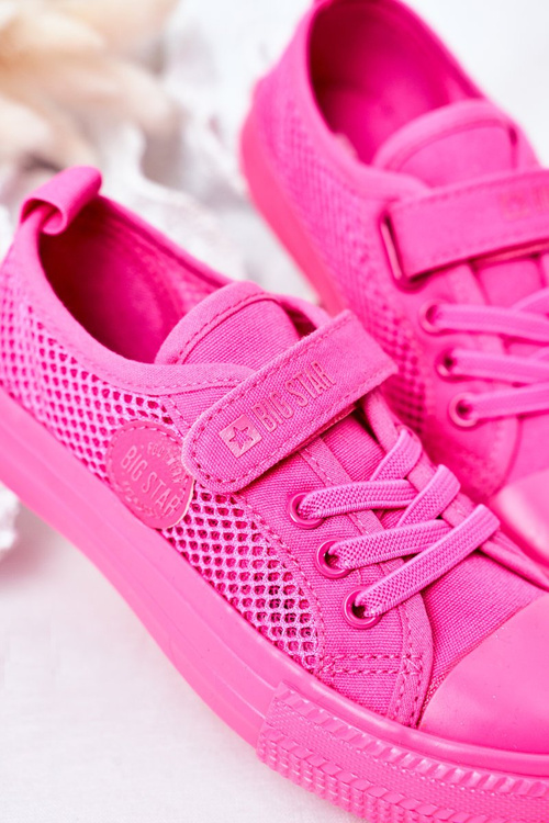 Dětské Síťované Tenisky BIG STAR HH374019 Fuchsie
