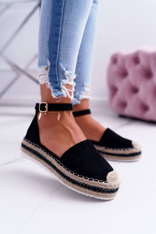  Dámské Espadrilky černé Toca Toca