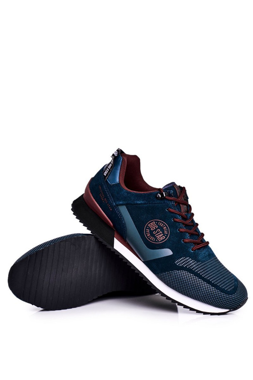 Pánske športové topánky tenisky Big Star Green GG174549