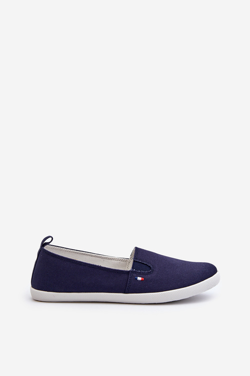 Dámské námořnické slip-on tenisky modré Adrancia