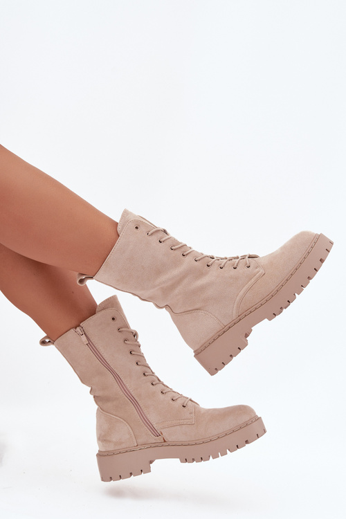 Dámske workery zimné béžové Marvielle