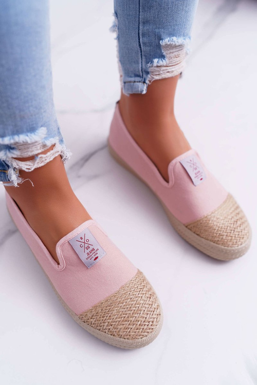 Dámské Espadrilky Cross Jeans růžové DD2R4048
