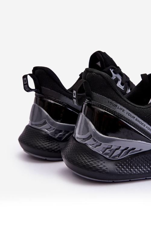 Pánské pohodlné tenisky Memory Foam Big Star LL174103 Černe