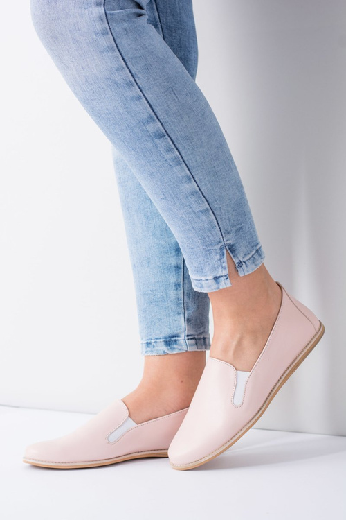 Pink Pastel Women's Leather Ballerinas Fresca