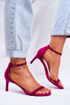 Dámské Sandály Na Podpatku Klasické fuchsie Mintore