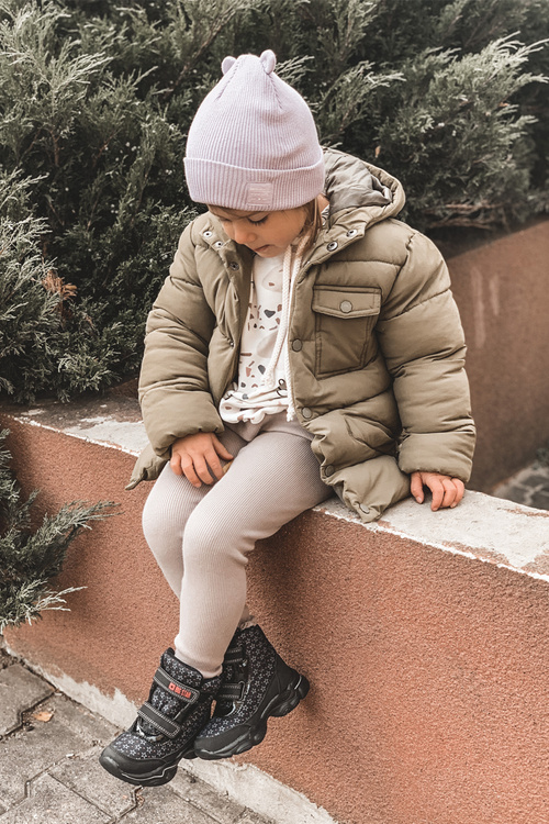 Detské topánky snehové topánky Big Star II374091 čierna