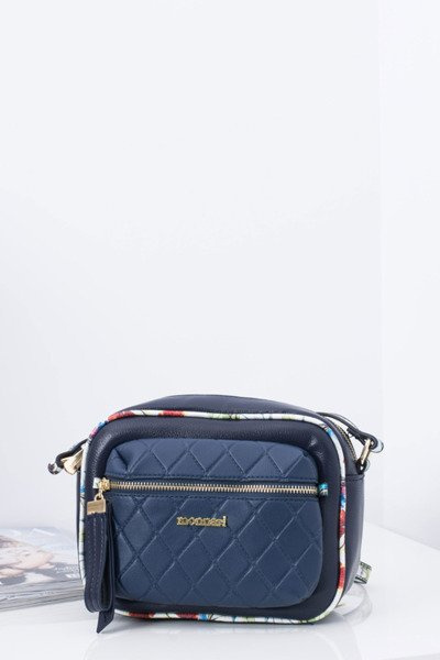 Ladies Handbag Quilted Navy Blue Bag